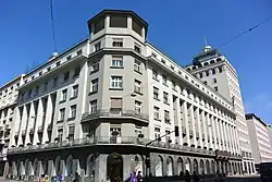 Bankgebäude in Laibach