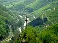 Das Kreuz über die Lakatnikfelsen