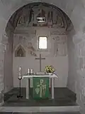 Wandmalereien in der Kirche