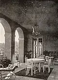 Loggia mit Verbindungstür zum Wohnzimmer