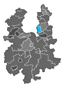 Stimmenmehrheit nach Gemeinden im 2. Wahlgang