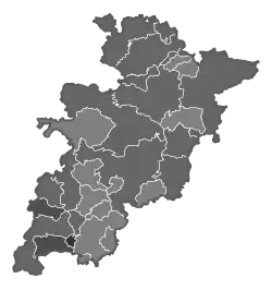 Stimmenmehrheit nach Gemeinden im 2. Wahlgang