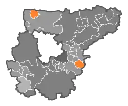 (Relative) Stimmenmehrheit nach Gemeinden im 1. Wahlgang