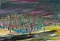 Landschaft Namur, Aquarell, 1942