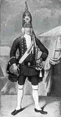 Grenadier vom 1. Bataillon; wohl Kopie nach Johann Christof Merck, 1718