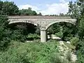 Die Eisenbahnbrücke bei Paganico