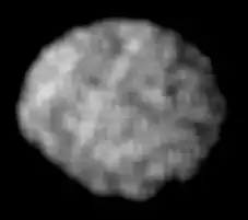 Larissa auf einer Aufnahme der Raumsonde Voyager 2
