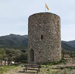 Der Turm des Châteaus (von&nbsp;NW)
