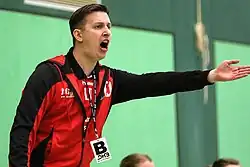 Lars Dammann als Handballtrainer beim TuS Jahn Hollenstedt