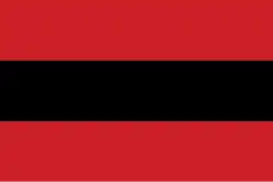 Handelsflagge von römisch-katholischen Händlern (meist Albanern), 1453 bis 1793