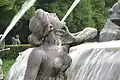 Wasserspeier im Latonabrunnen Herrenchiemsee