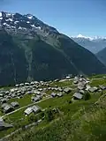 Blick auf die Lauchernalp