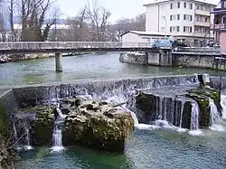 Wasserfall (Laufen) der Birs in Laufen
