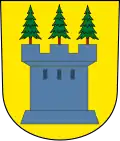 Wappen von Laupen in der Gygerkarte (1667)