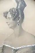 Laurette von Rauch geb. Gräfin von Moltke (1790–1864), 1834