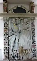 Epitaph für Hermann IV. (gest. 1560) und Margarethe Riedesel in der ev. Stadtkirche in Lauterbach