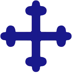 Kleeblattkreuz (Lazaruskreuz)