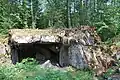 Eingang zum Bunker Le 7.