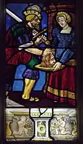 Das Haupt des Johannes wird Salome übergeben