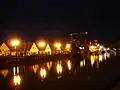 Hafenbecken bei Nacht