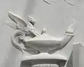 Pegasus auf der Öllampe
