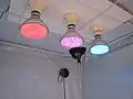 Farbige LED-Lampen