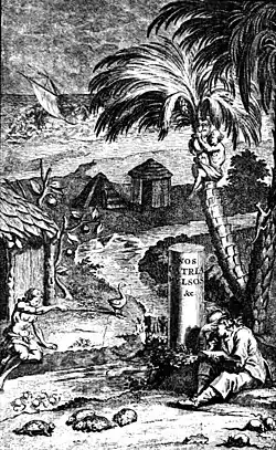 Zeichnung von Häusern auf Rodrigues