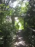 Blick vom Oststeg durch das Portal nach draußen, 2013.