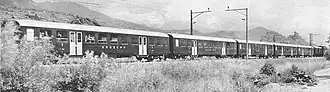 Die ersten Städteschnellzüge wurden aus Leichtstahlwagen und einer Ae 3/6I gebildet.