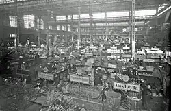 Blick in die Halle