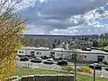 Blick über Leipziger und Breslauer Straße bis Bergisch Born