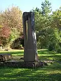 Stele, Friedensmahnmal, Stadtpark Leonberg