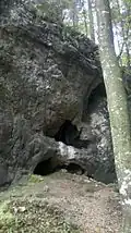 Halbhöhlen am Sattel zum Filzenkogel