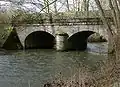 Brücke über die Baize bei Les Isles-Bardel