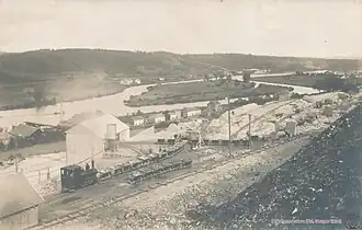 Dampfbetriebene Feldbahn
