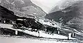 Die letzte Gotthardpost am 13. September 1921 oberhalb Airolo