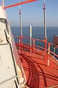 ODL-Sonde auf dem Leuchtturm