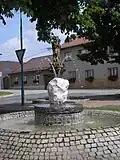 Brunnen und Statue des Hl.&nbsp;Johannes von Nepomuk