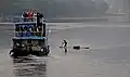 Schwimmender Händler
