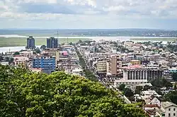 Blick auf Monrovia