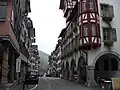 Hauptgasse mit Rathaus
