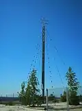 Lichtermast auf dem Monte Kaolino