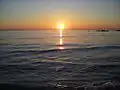 Marina di Pulsano Sonnenuntergang bei Lido Silvana