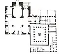 Grundriss der Liebfrauenkirche mit Stiftsgebäuden