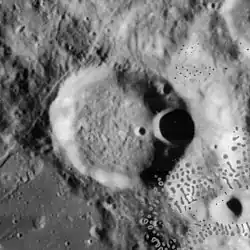 Der Mondkrater Liebig