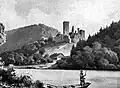 Burg Libštejn im 19. Jh.