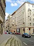 Blick von der Alserbachstraße stadtauswärts