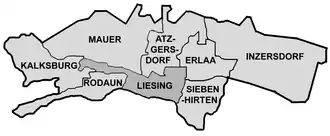 Lage von Liesing