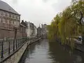 De Lieve mit dem Augustinerkloster links und rechts dem Lievekai