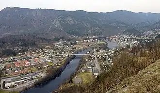 Blick auf Liknes